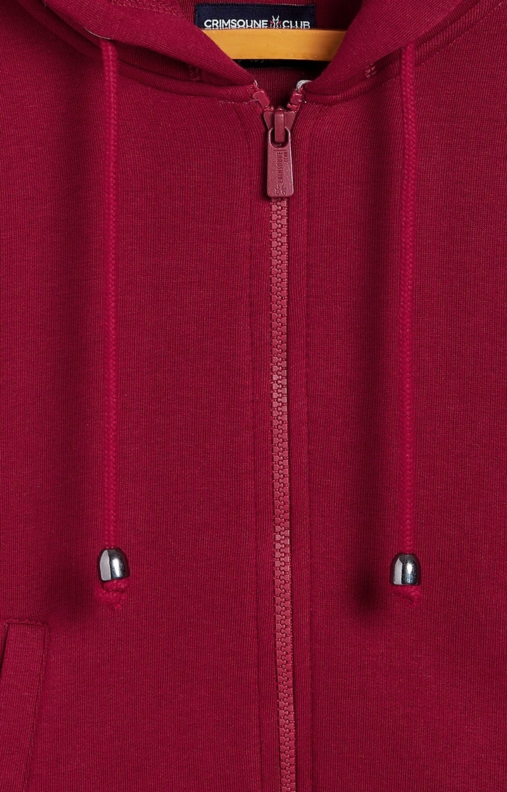 Crimsoune Club | Red Solid Sweatshirts 2