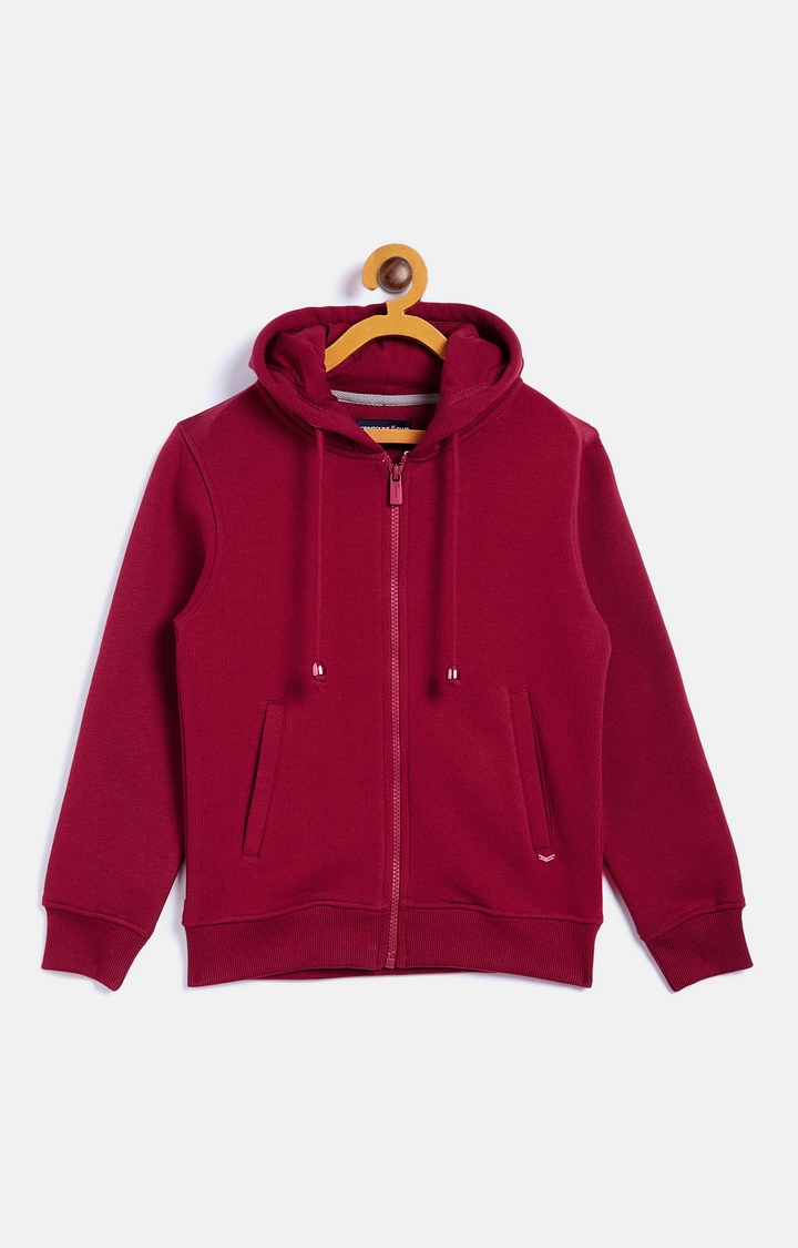 Crimsoune Club | Red Solid Sweatshirts 0