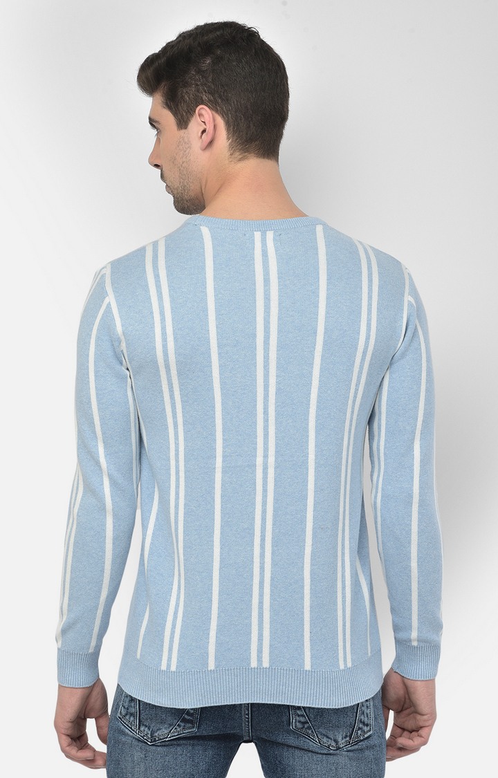 Blue Striped Sweaters