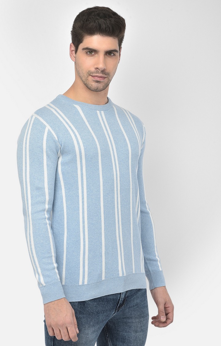Blue Striped Sweaters
