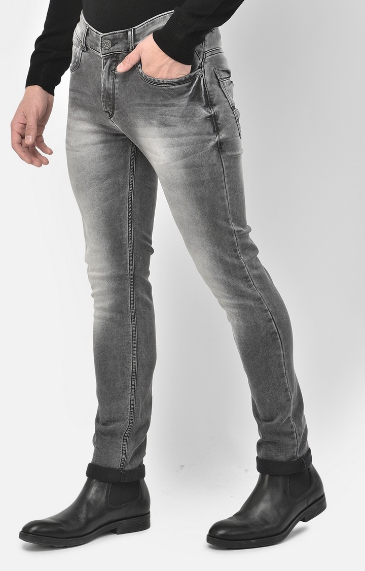 Crimsoune Club | Gery Solid Jeans 3