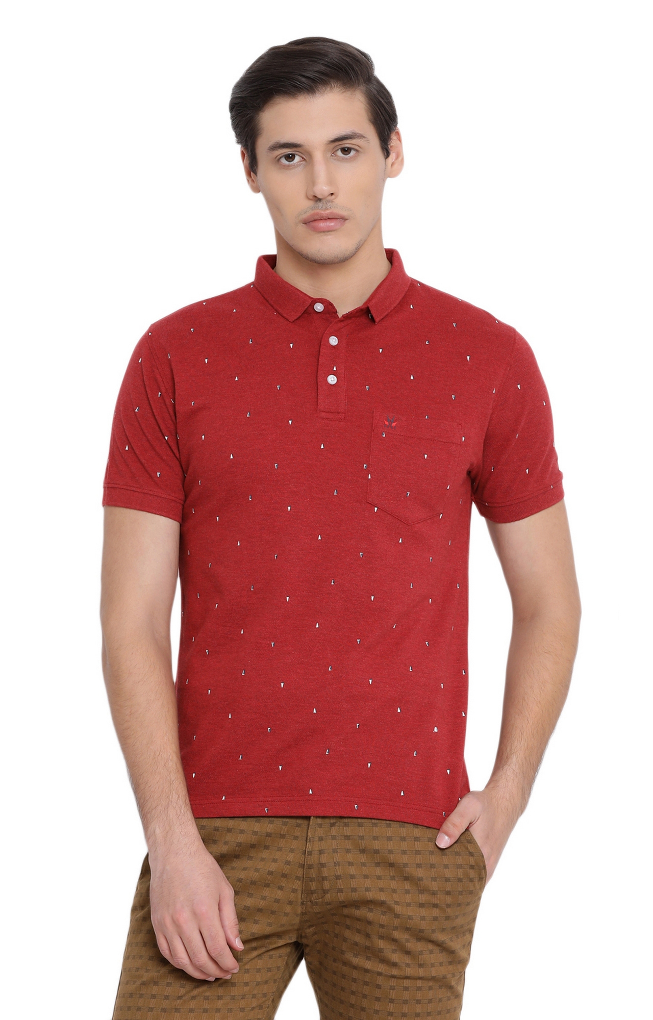 Crimsoune Club | Red Printed T-Shirt 0