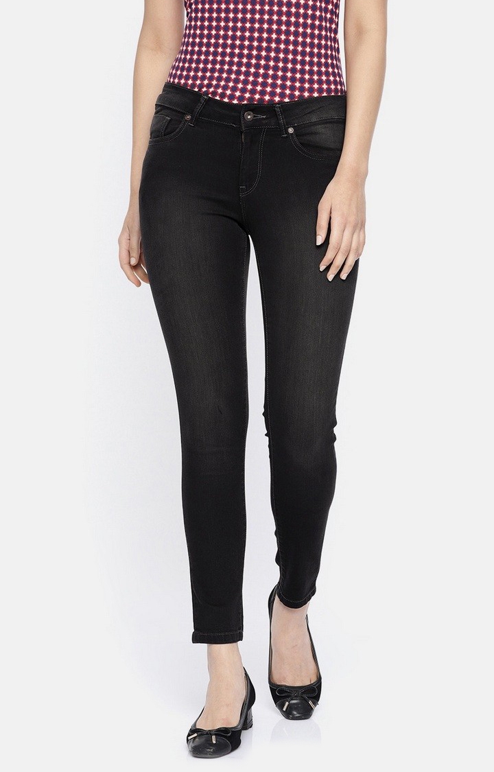 Pepe Jeans | Women's Black Slim Jeans 0