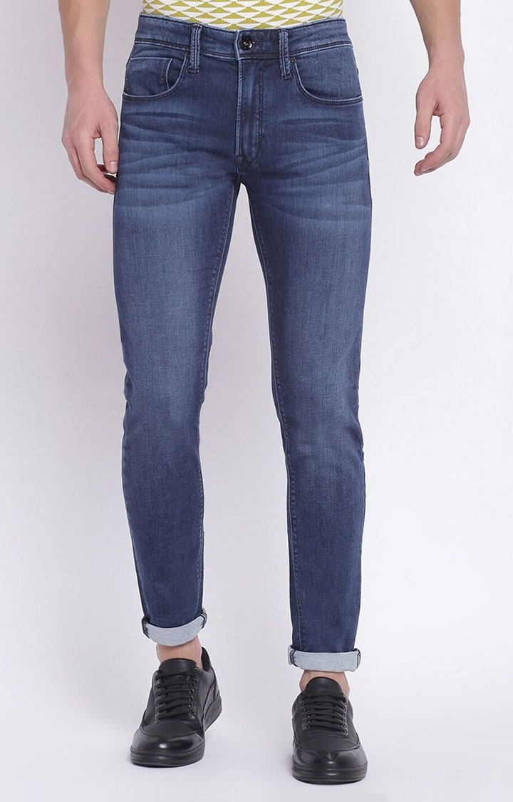 Pepe Jeans | Men Blue Tapered Jeans 0