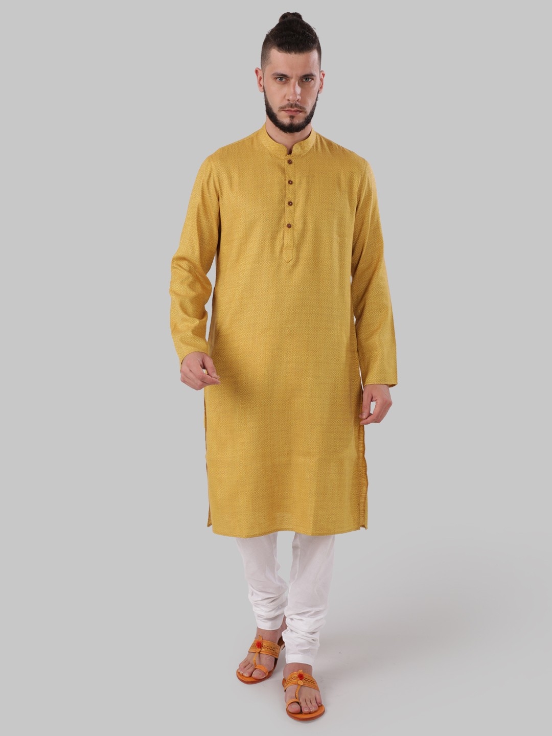 Raymond Yellow Kurta Sets