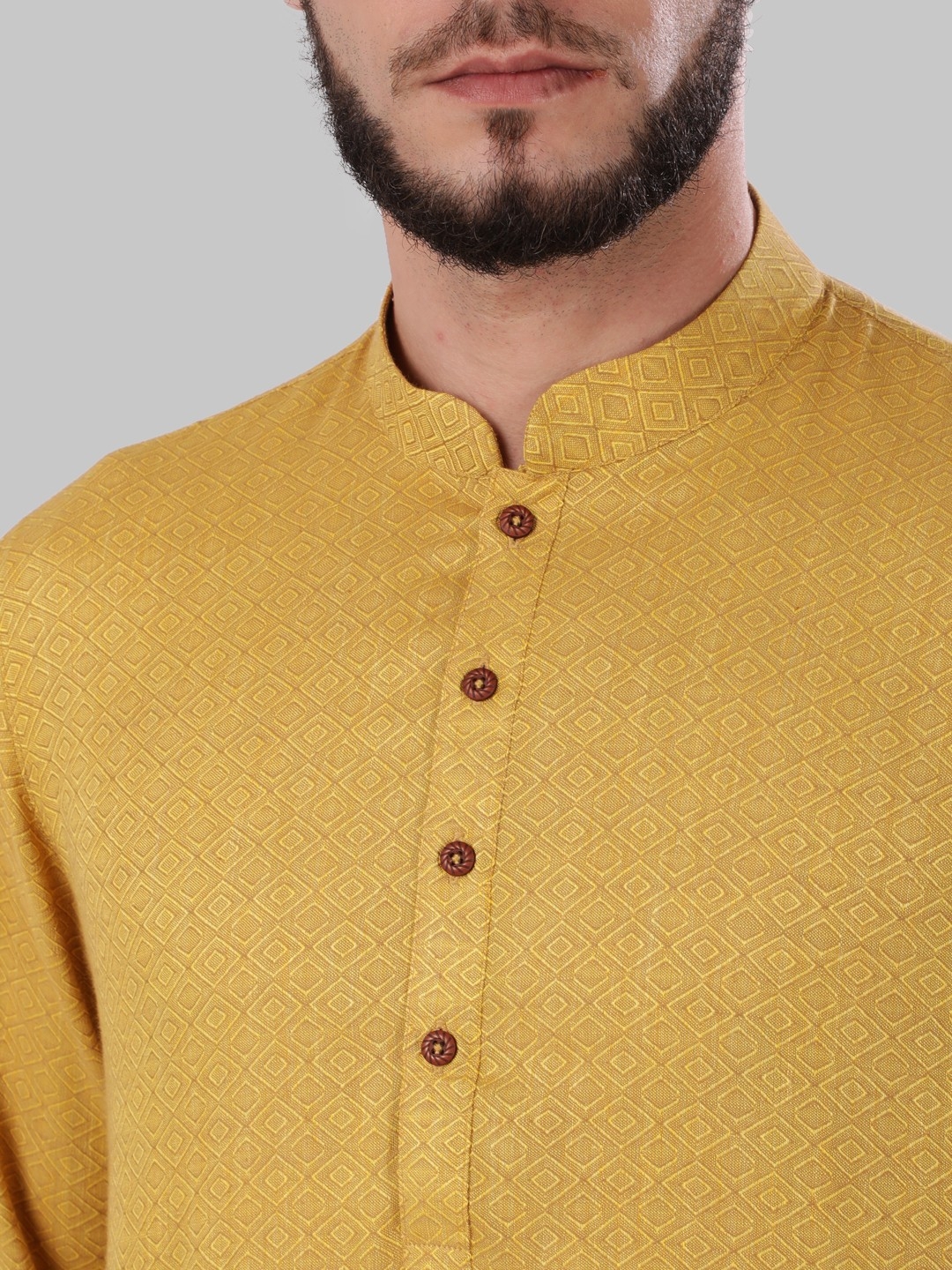 Raymond Yellow Kurta Sets