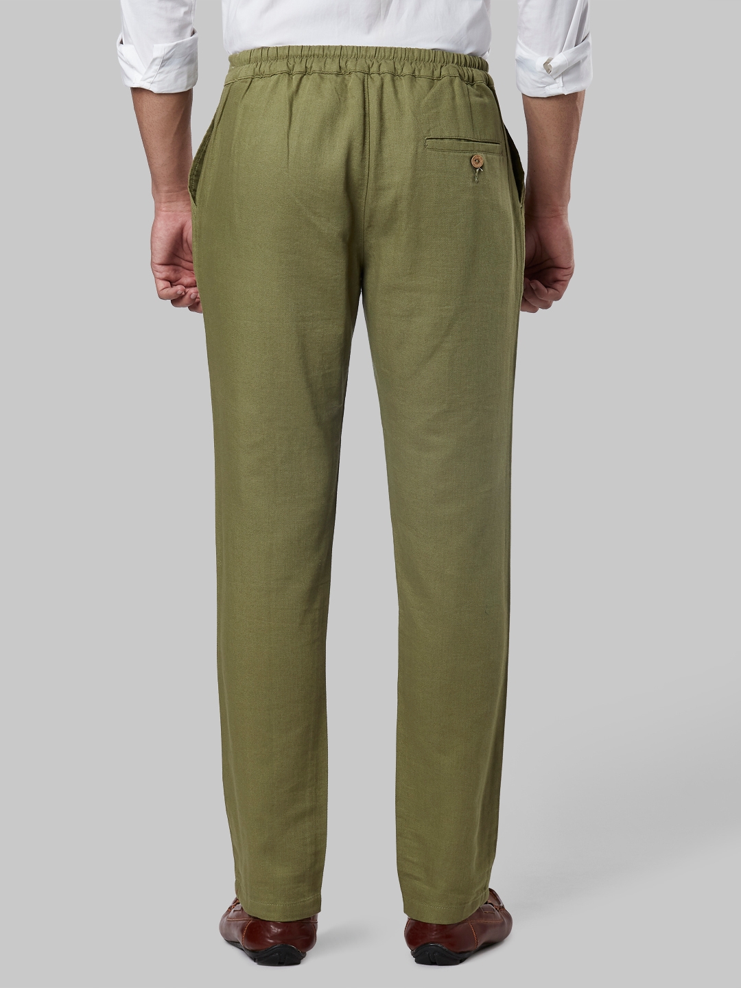 Solid Formal Men's Trouser ( olive green ), Slim Fit at Rs 299 in Bhilwara