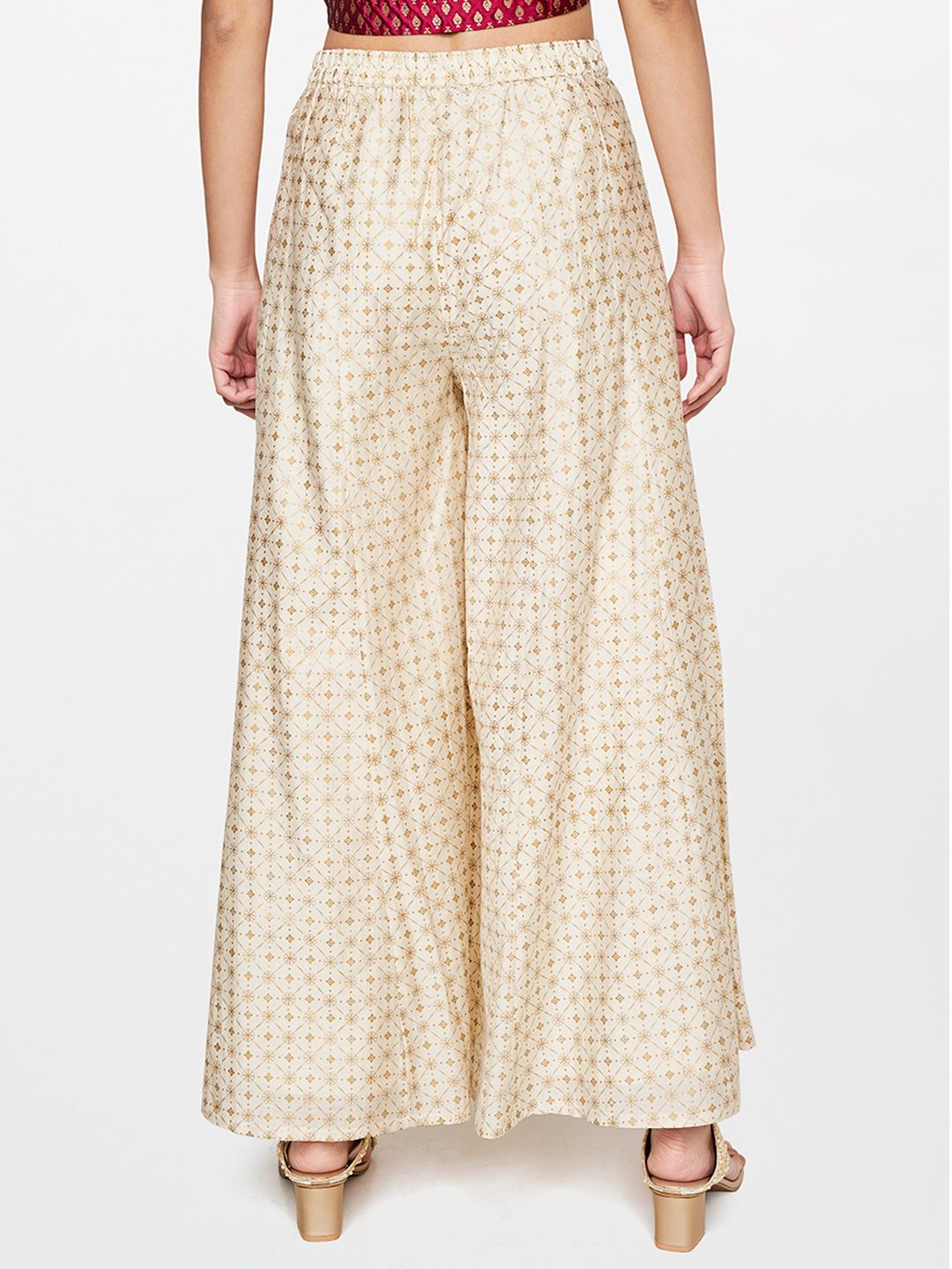 Global Desi Off White Sharara
