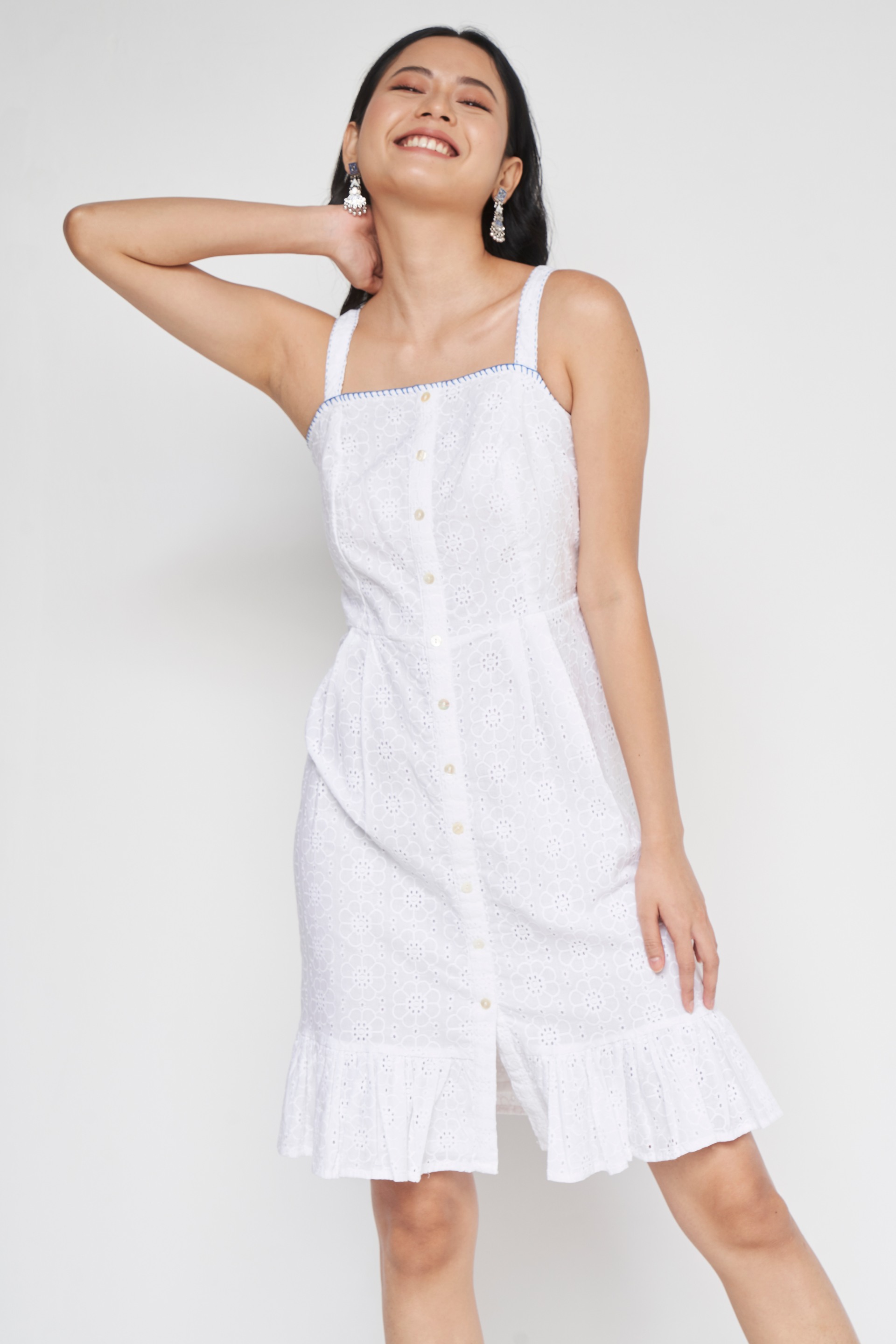 Global desi white dress clearance