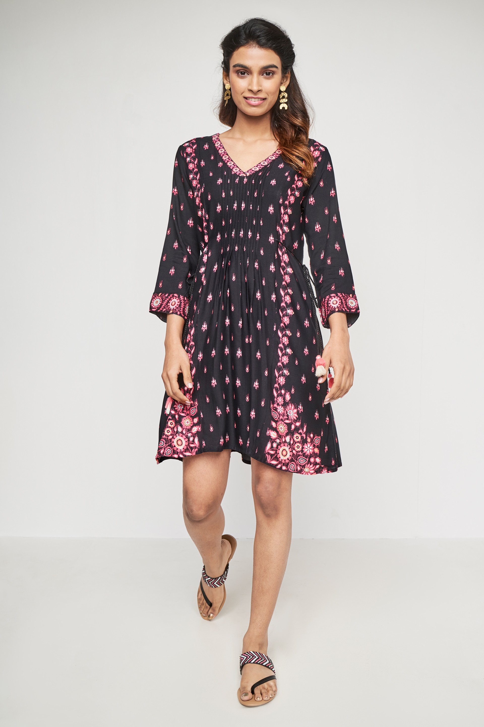Gd Flared Blak Tunic