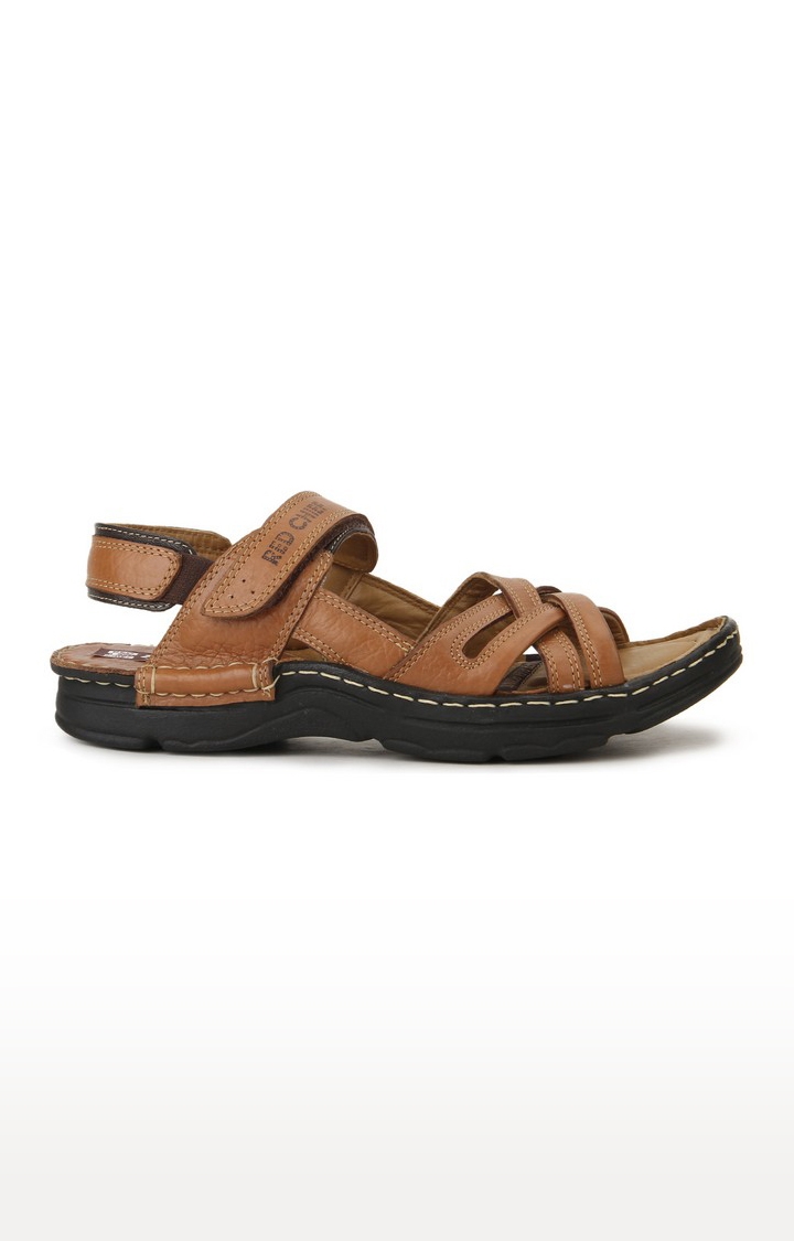 Buy Red Chief Red Chief Men Tan & Black Leather Comfort Sandals at Redfynd-anthinhphatland.vn