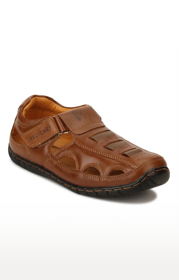 Red Chief Brand Men's RC535 Leather Casual Sandal (Black) :: RAJASHOES-anthinhphatland.vn