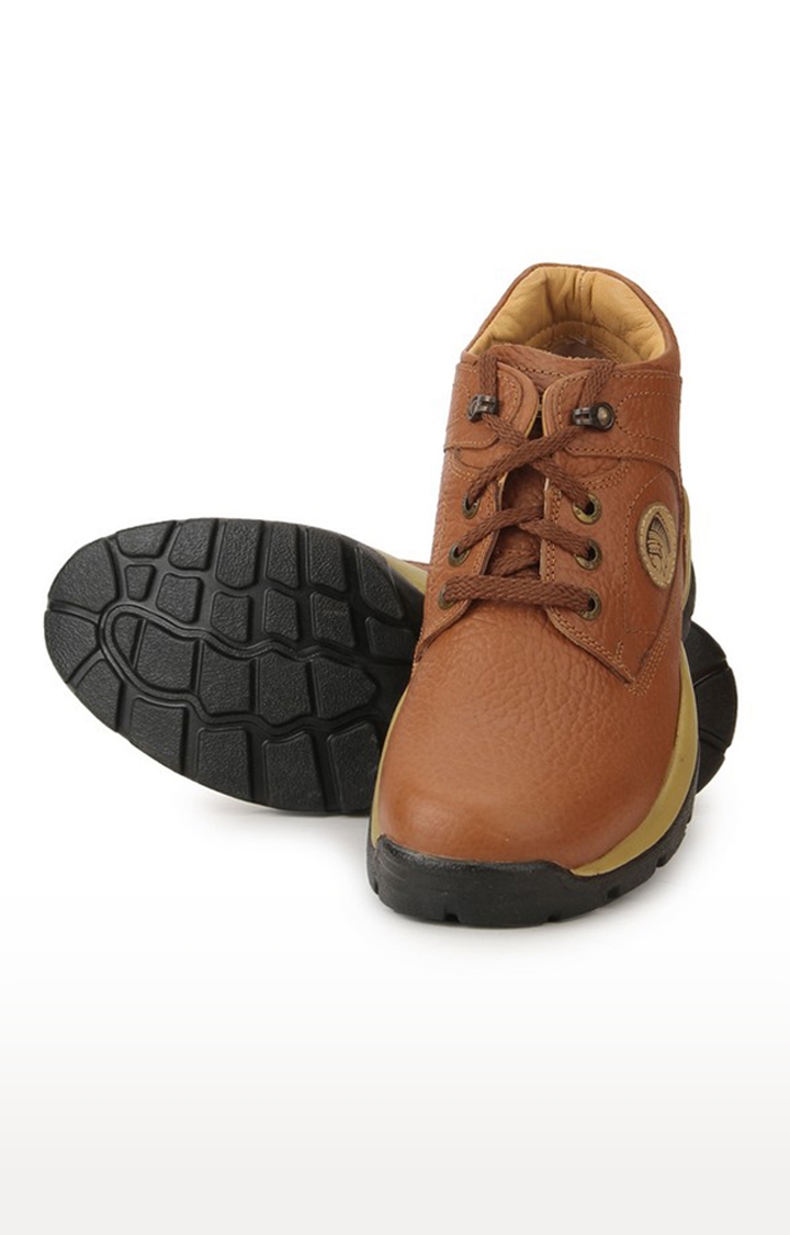 RED CHIEF | Men's Brown Leather Casual Lace-ups 5