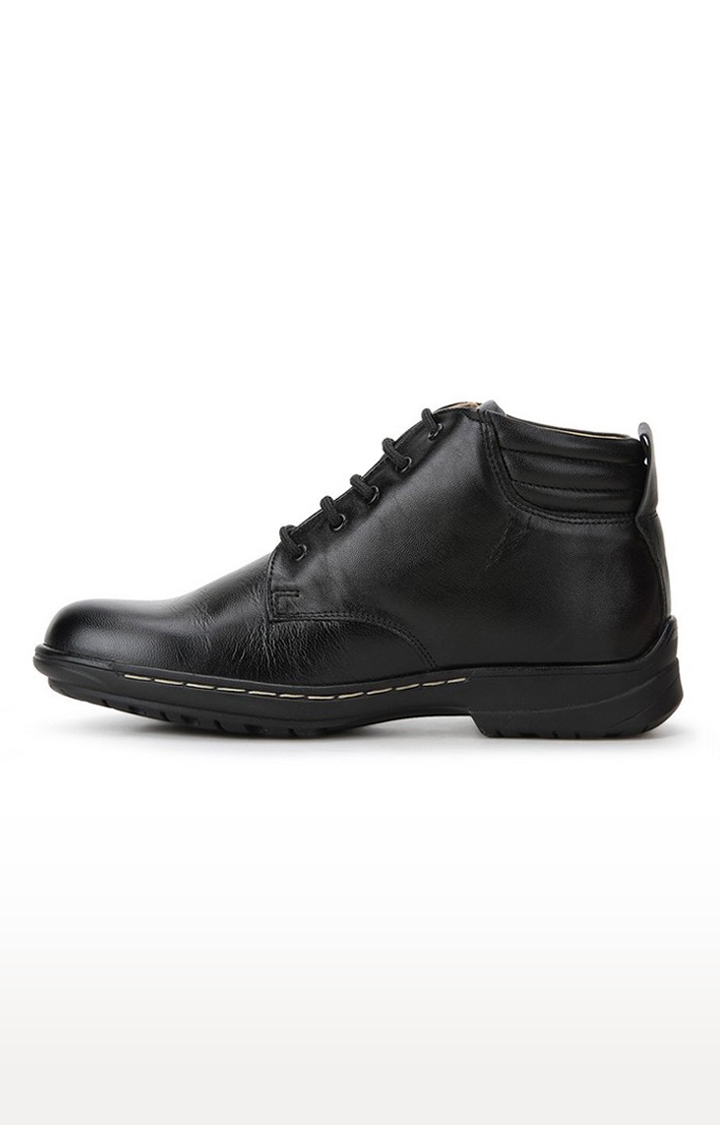 RED CHIEF | Men's Black Leather Boots 1