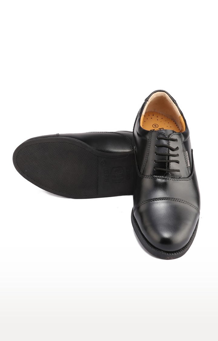 RED CHIEF | RC0959 Men's Black Leather OXFORD Lace-ups 5