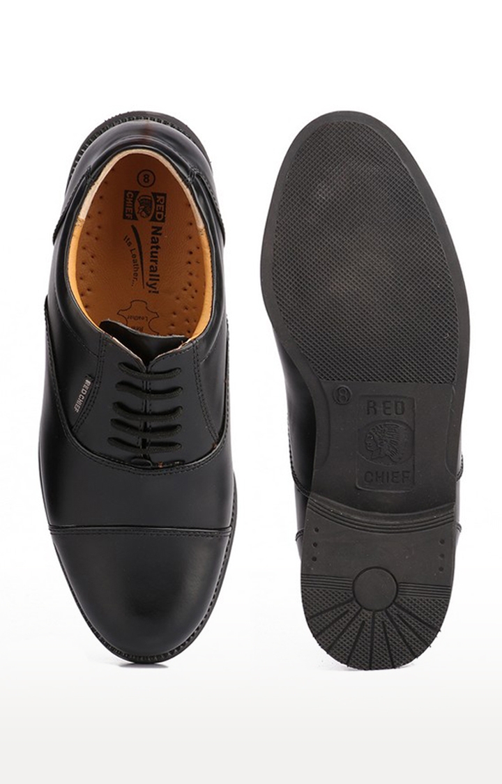 RED CHIEF | RC0959 Men's Black Leather OXFORD Lace-ups 4