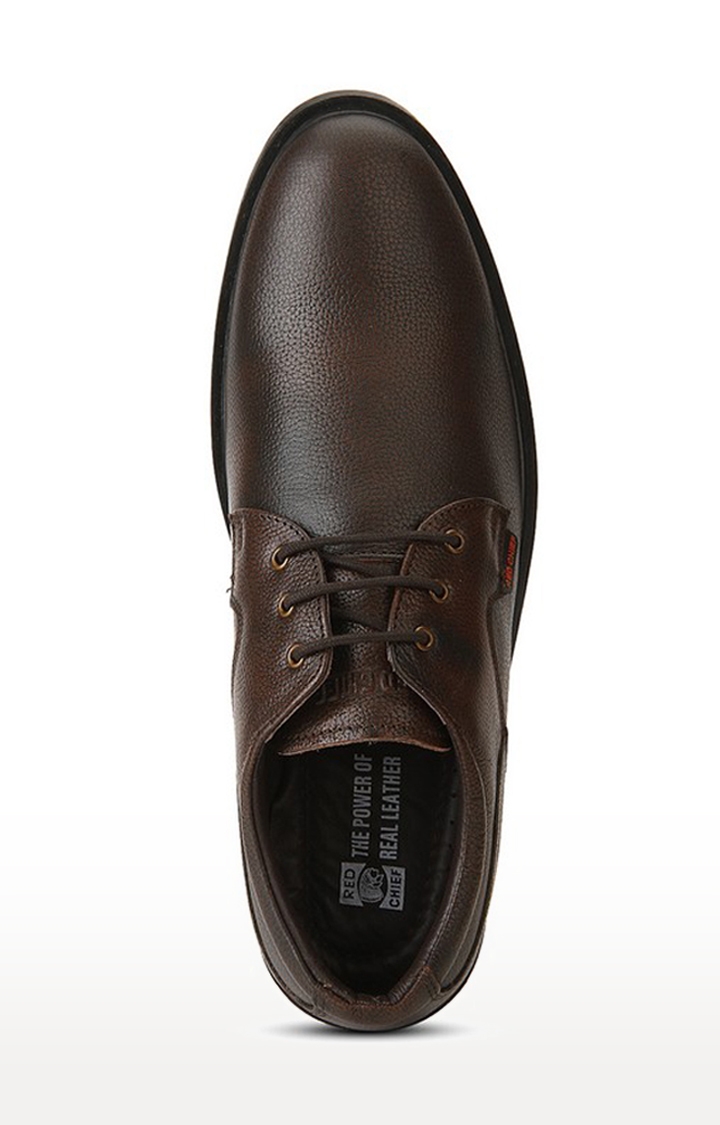 RED CHIEF | Men's Brown Leather Formal Lace-ups 3