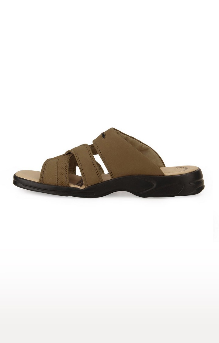 RED CHIEF | Men's Brown Leather Sandals 2