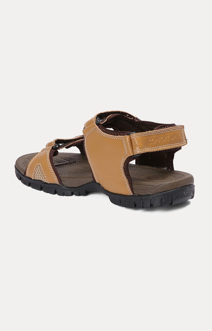 RED CHIEF | Men's Brown Leather Sandals 3