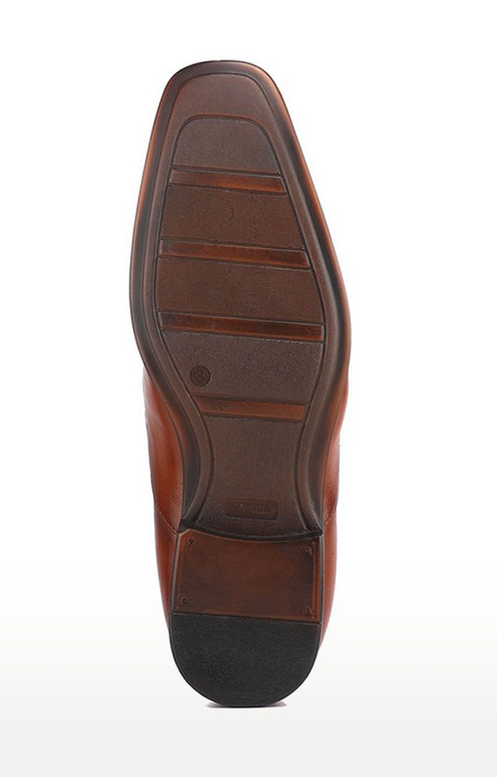 RED CHIEF | Men's Brown Leather Formal Slip-ons 3
