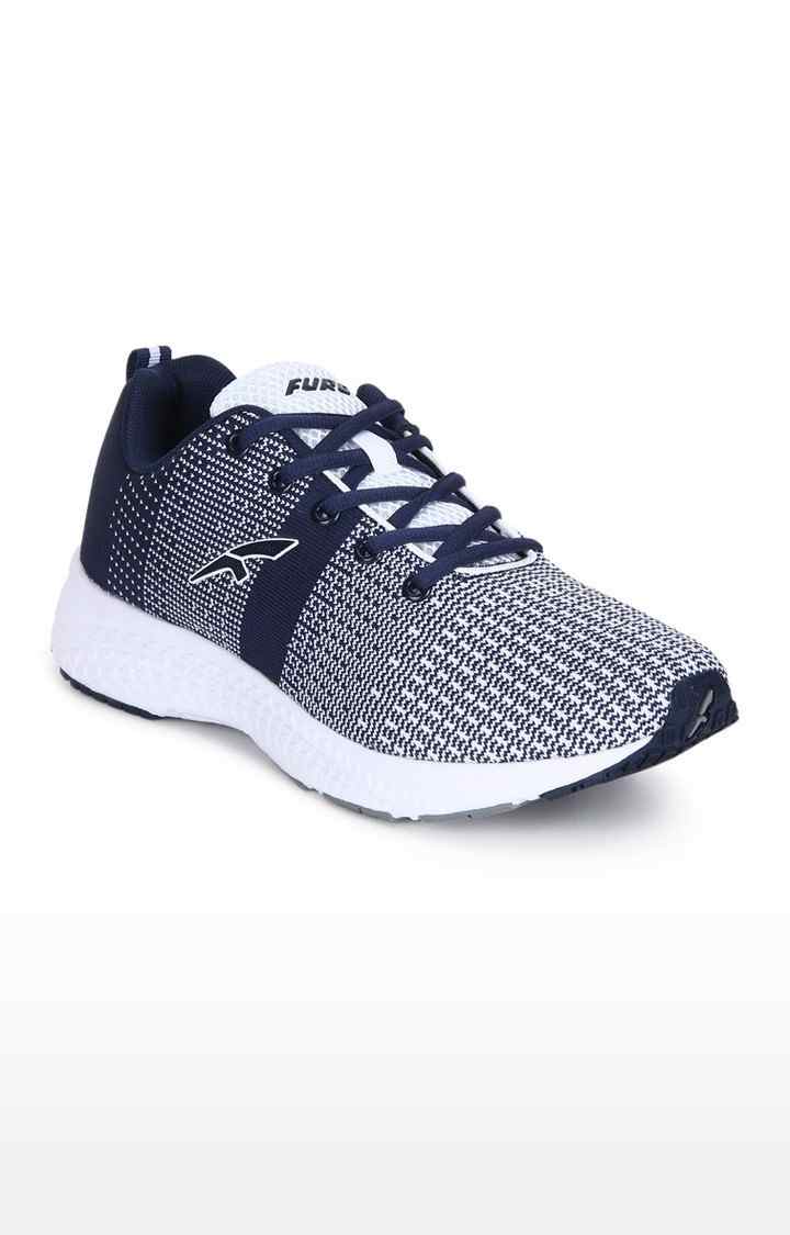 Navy Blue Furo Shoes Blue Men's Navy Blue Mesh Running Shoes - Main Image