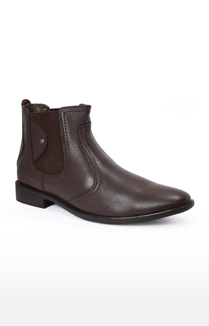 RED CHIEF | Men's Brown Leather Boots 0