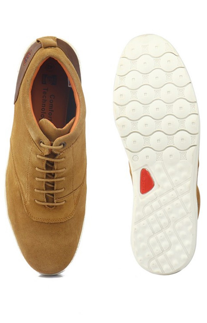 RED CHIEF | Men's Rust Casual Lace-ups 4
