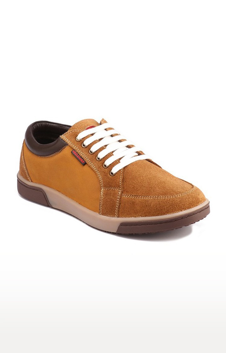 RED CHIEF | Men's Brown Leather Sneakers 0