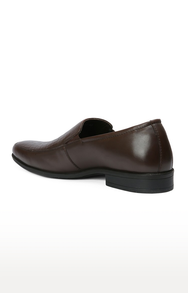 RED CHIEF | Men's Brown Leather Formal Slip-ons 2