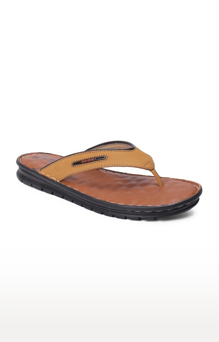 Red chief men's leather slippers new arrivals