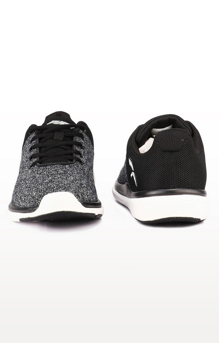 Furo | Men's Grey and Black Mesh Running Shoes 4