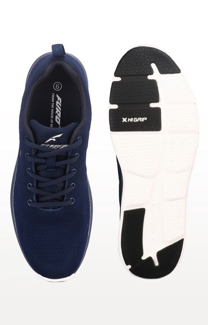 Furo | Men's Blue Mesh Running Shoes 4