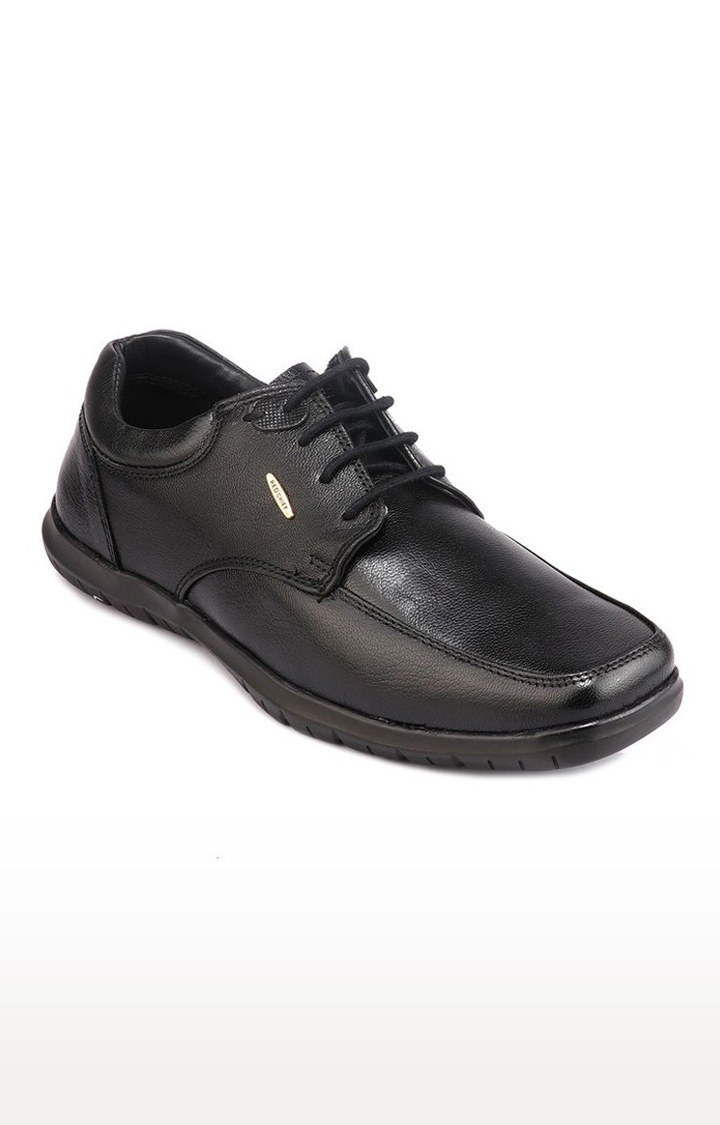 Men's Black Leather Formal Lace-ups