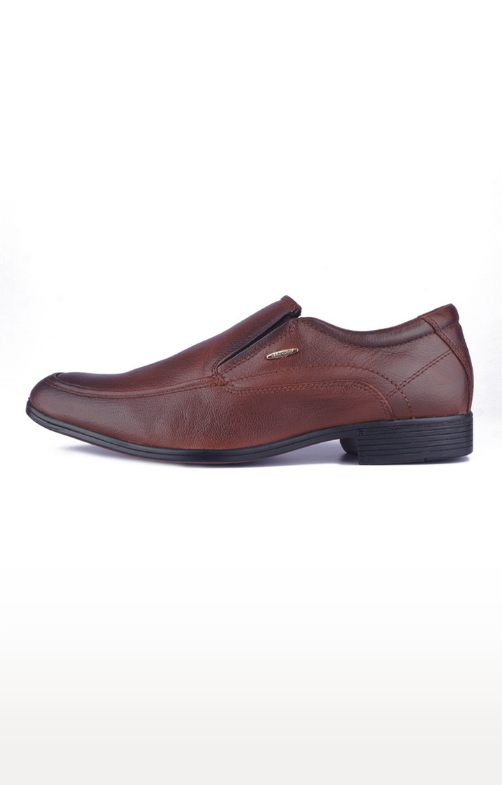 RED CHIEF | Men's Brown Leather Formal Slip-ons 2