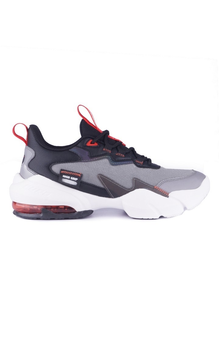 Furo | Men's Grey Synthetic Running Shoes 1
