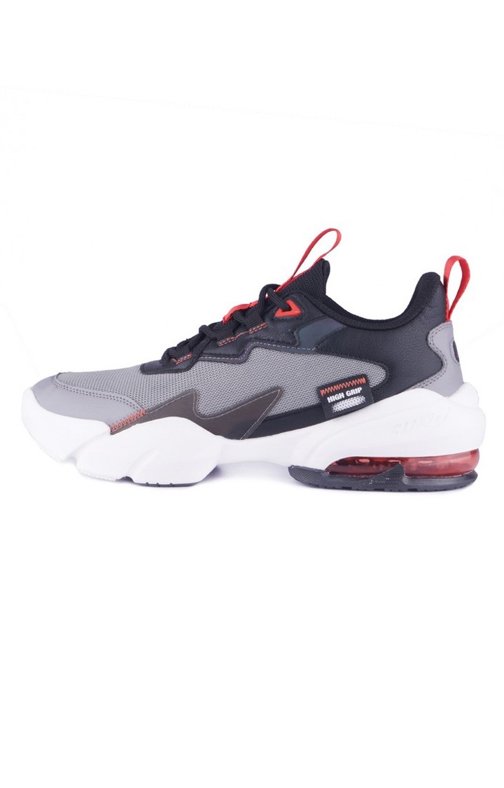 Furo | Men's Grey Synthetic Running Shoes 2