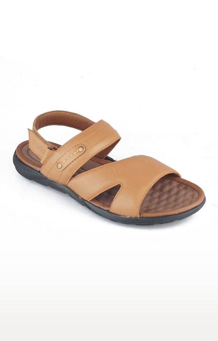 RED CHIEF | Men's Brown Leather Sandals 0