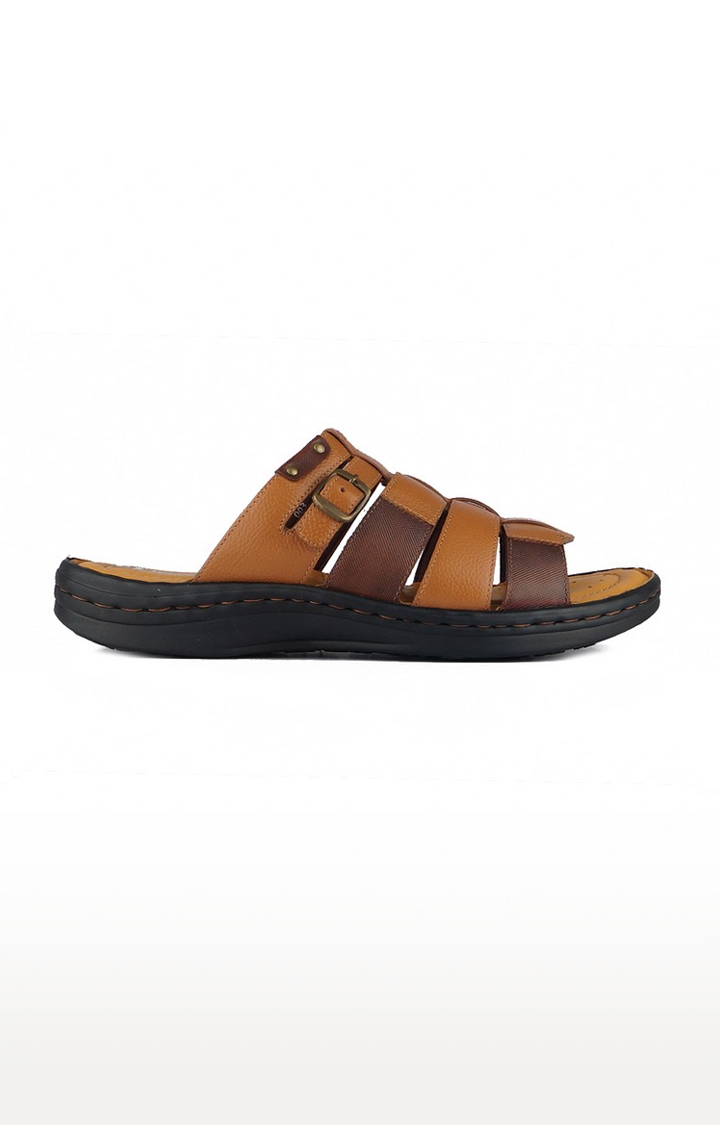 Men's Brown Leather Sandals