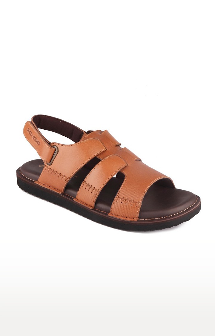 Men's Brown Leather Sandals