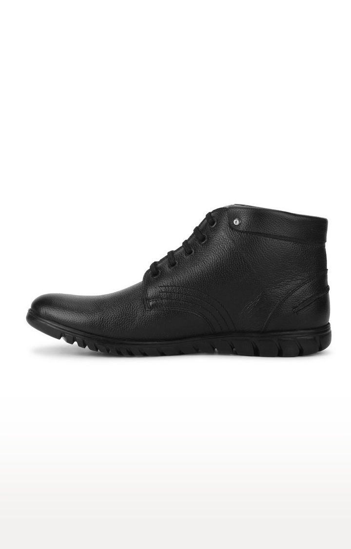 RED CHIEF | Men's Black Casual Lace-ups 2