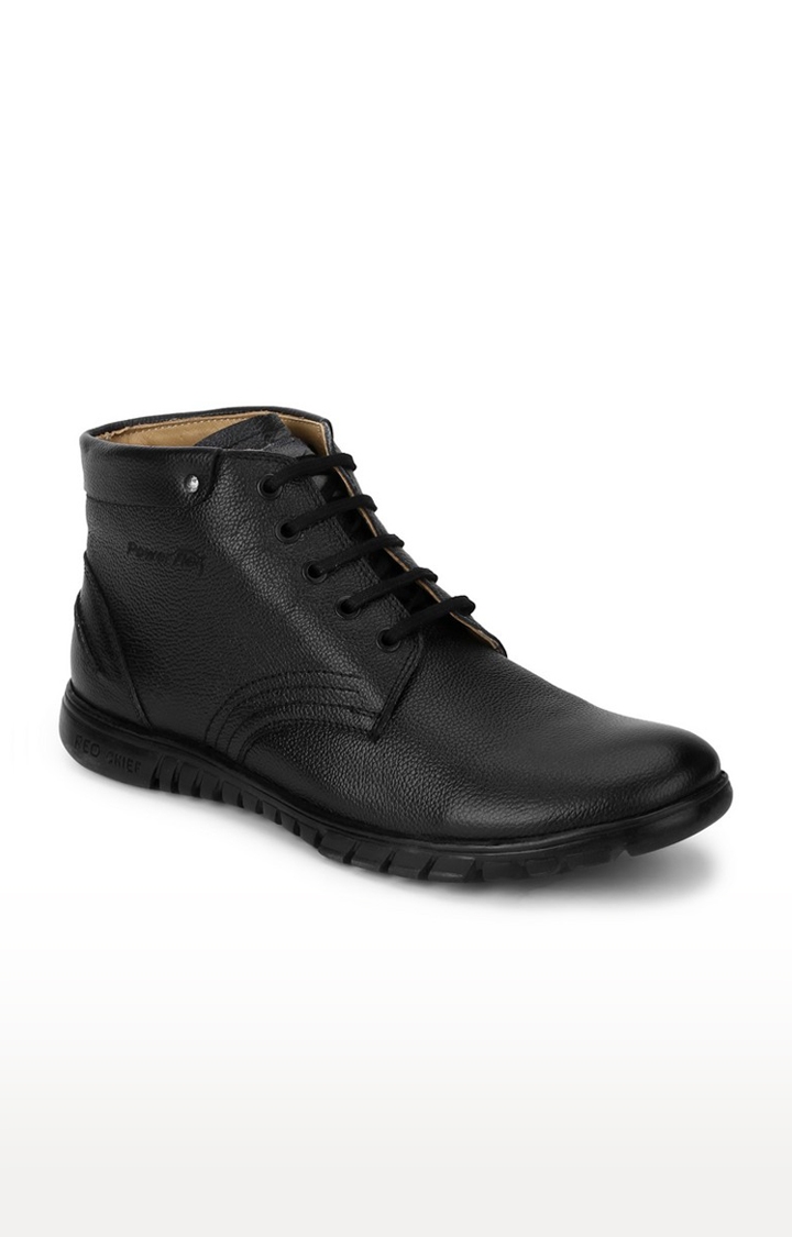 RED CHIEF | Men's Black Casual Lace-ups 0