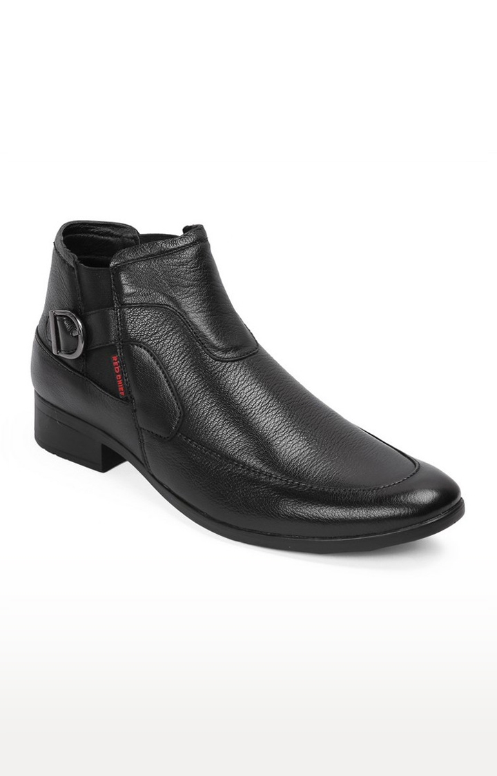 RED CHIEF | Men's Black Leather Boots 0