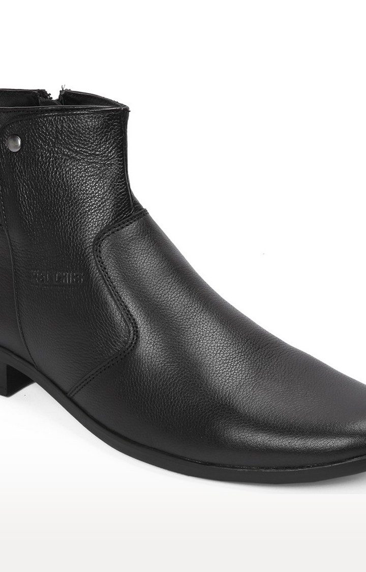 Men's Black Leather Boots