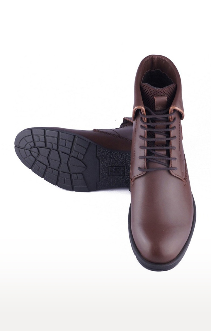 RED CHIEF | Men's Brown Leather Boots 6