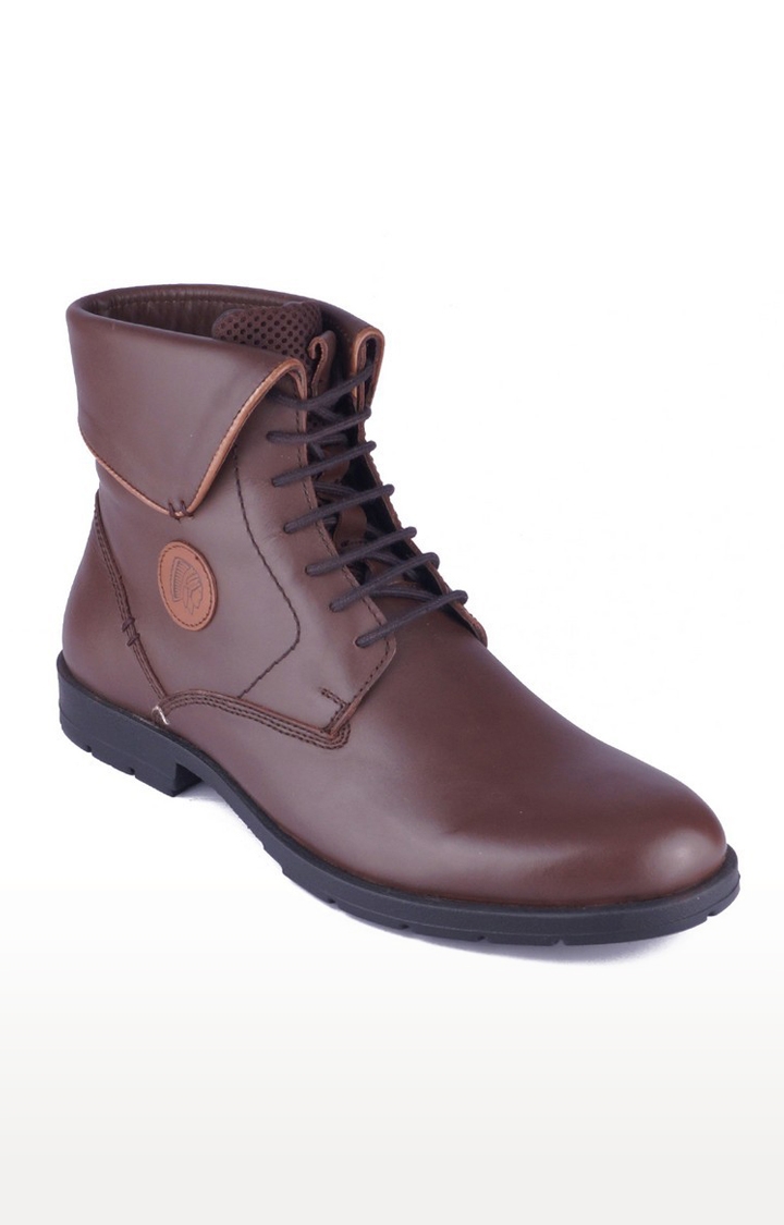 RED CHIEF | Men's Brown Leather Boots 0