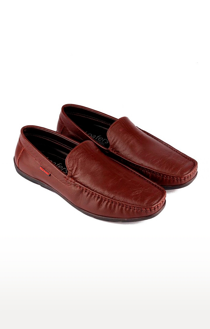 RED CHIEF | Men's Brown Leather Loafers 4