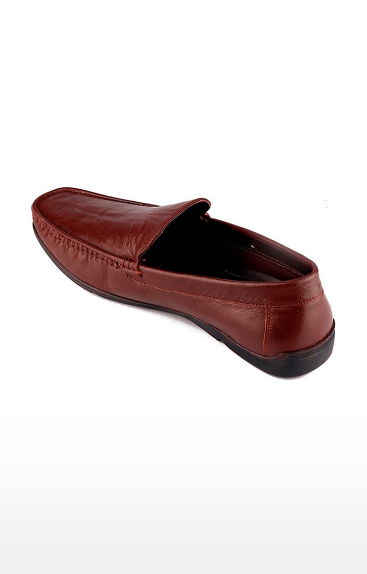 RED CHIEF | Men's Brown Leather Loafers 3