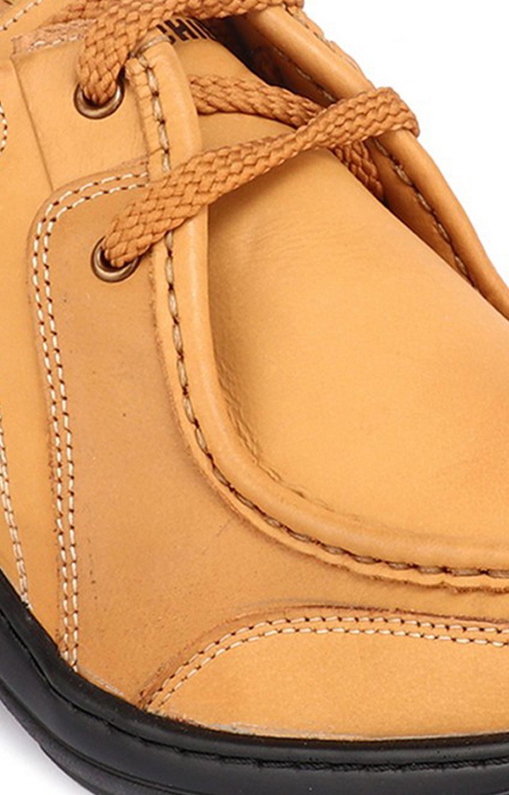 Men's Brown Leather Casual Lace-ups