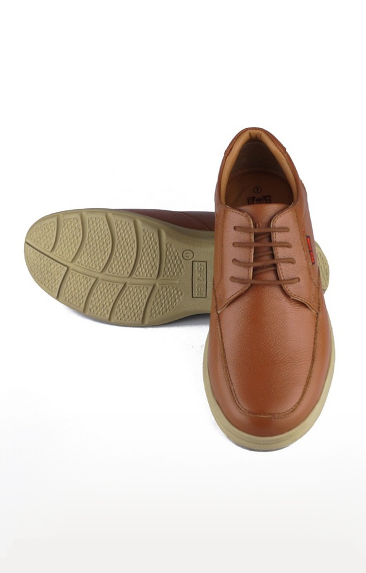 RED CHIEF | Men's Tan Casual Lace-ups 4