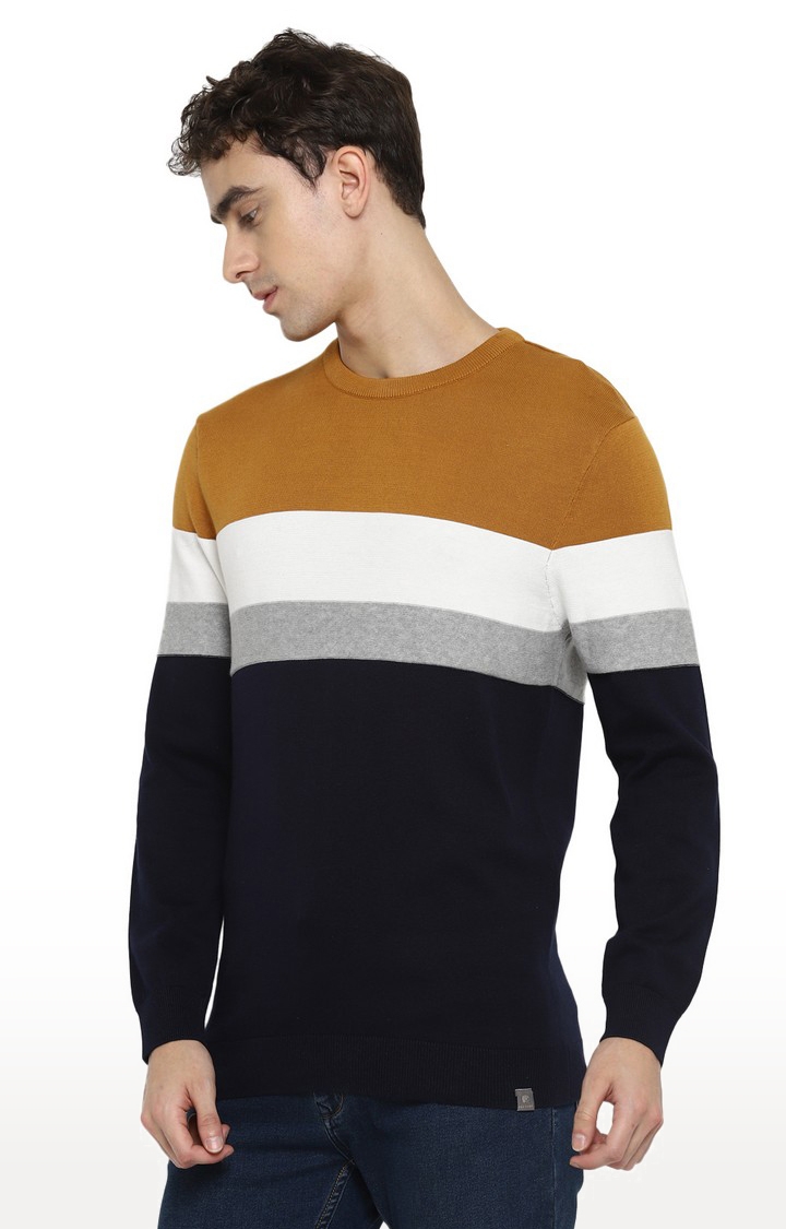 RED CHIEF | Men's Multicolour Cotton Blend Sweaters 2